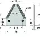 Combine Harvester Spare Parts Knife Section Cutting Blade 4A1002 World Lovol Luckystar Gam