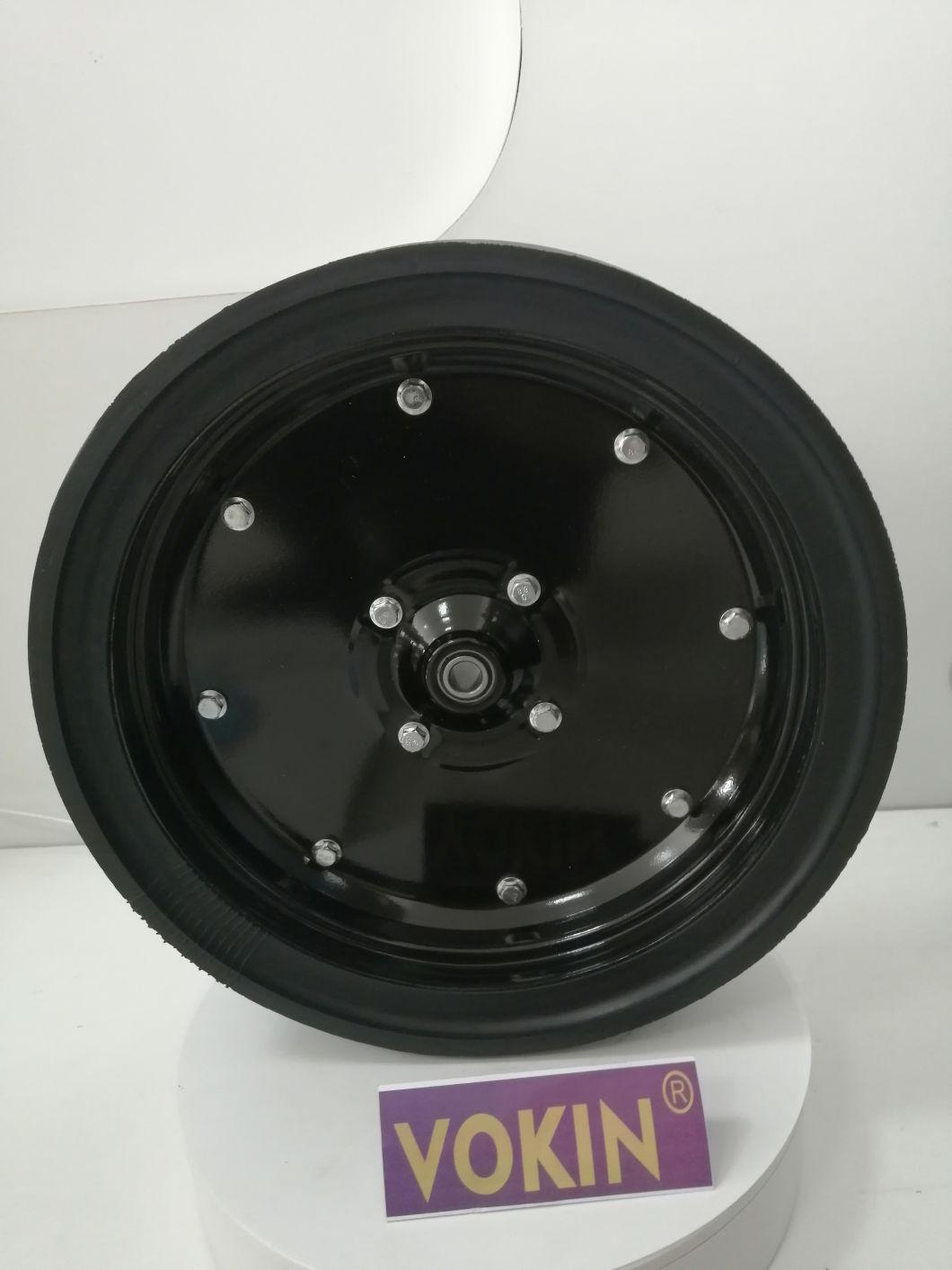 Nylon & Steel Seeder No-Tillage Spoke Gauge Wheel with Bearing