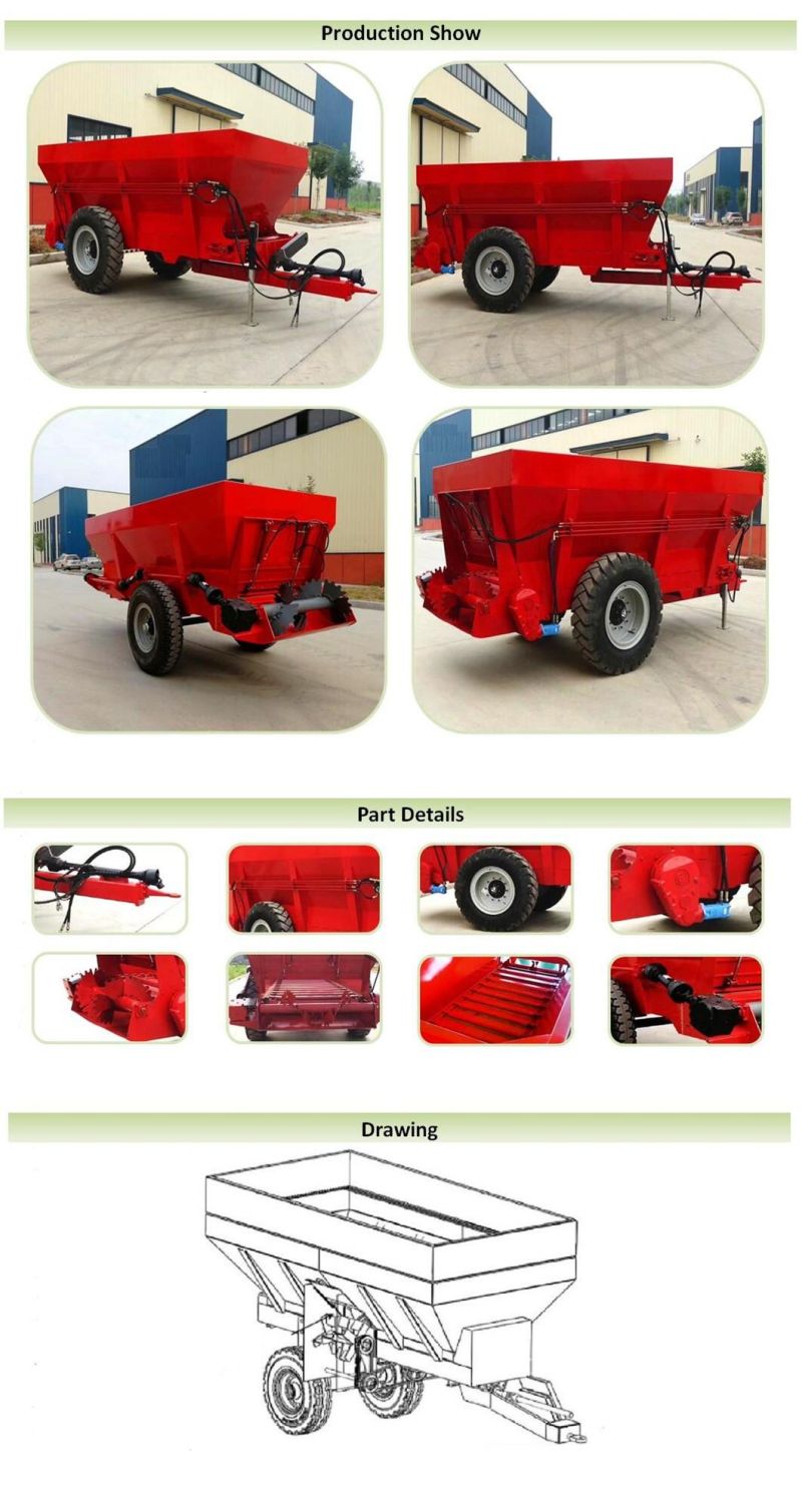 Fertilizer Spreading Machine Mounted Mini Manure Spreader for ATV
