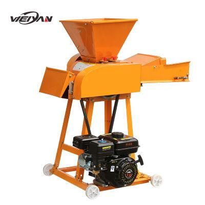 New Gasoline Chaff Cutter Machine Agricultural Machinery Potato Cassava Crusher