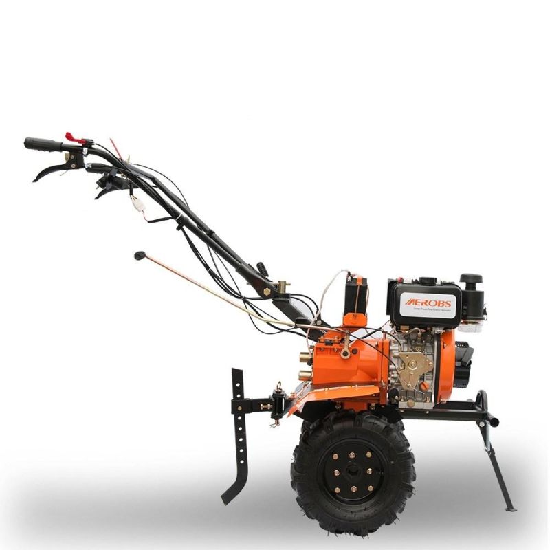Wholesale Ploughing 6HP 4.6kw Diesel Engine Mini Cultivator Agriculture Power Weeder Tiller Bsd1050