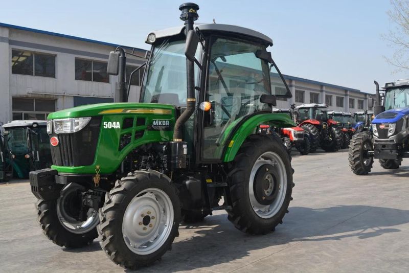 Be in Great Demand Global Version Made in China Small Farm Tractor 4WD 50HP with Fan Cab