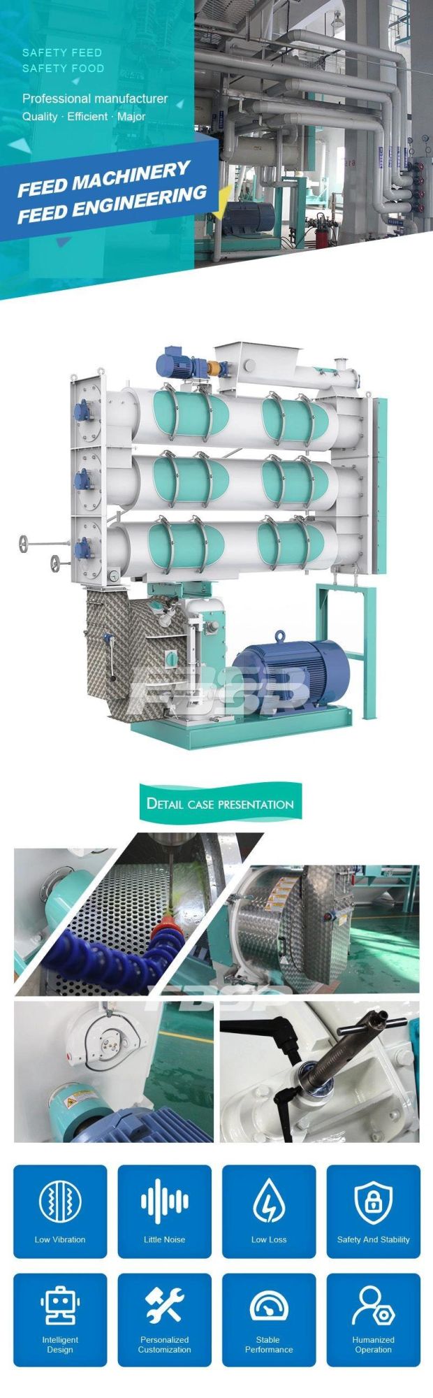 New Sinking Fish Feed Pellet Press Machine with CE ISO