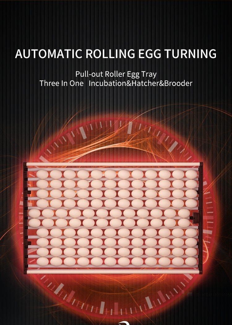 98% Hatching Rate New China Red Model 1000 Egg Hatchery Machine Incubator Hatcher Brooder