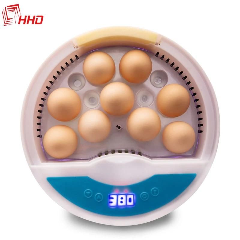 Hhd CE Approved Mini Chicken Duck Egg Incubator Hatching Eggs Temperature Yz9-9