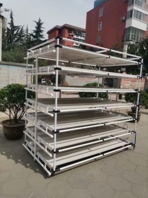 Vertical Multilayer Hydroponic Microgreen PVC Gutter for Sheep Cattle Feed