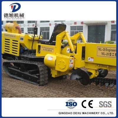 Chain Tractor Trencher Machine for Trenching Wire and Cable