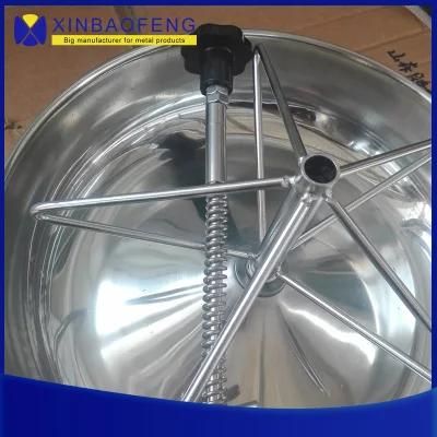 Stainless Steel Double Side Galvan Pig Fatten Feeder Equip Poultry Pig Farm