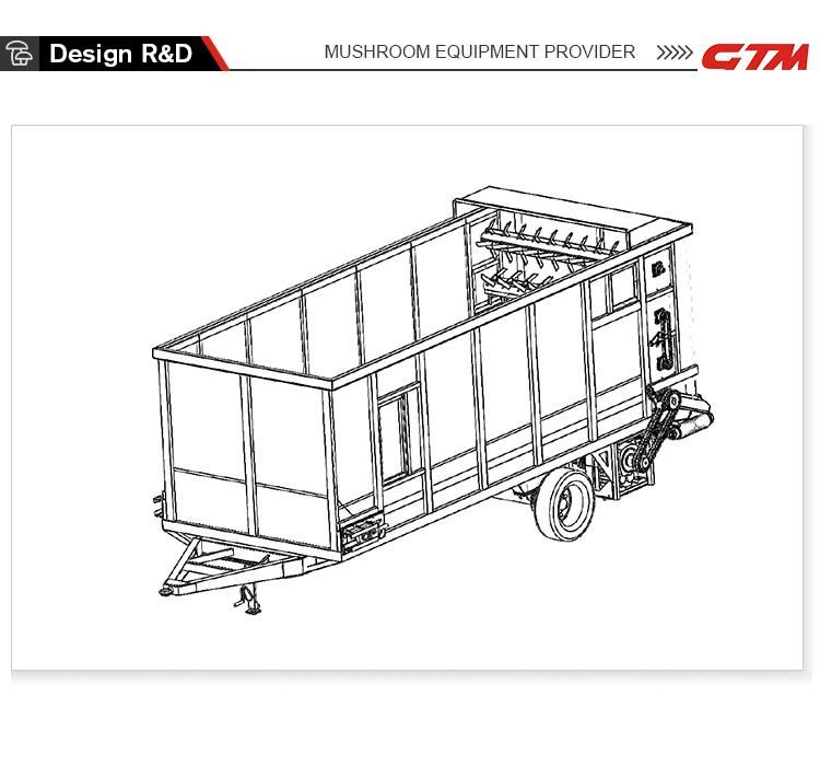 Compost Wagon Mushroom Farm Transportation Equipment