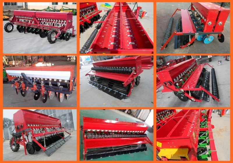 Tractor Trailed Wheat Seeder No Tillage Seed Drill Wheat Planter