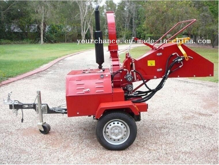 Africa Hot Sale Wc-18 18HP Selfpower Wood Chipper Tree Branch Shredder with Hydraulic Feeding System