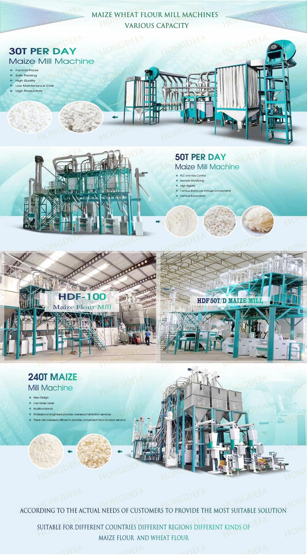 Hongdefa 4tph Maize Flour Mill Machine for Africa