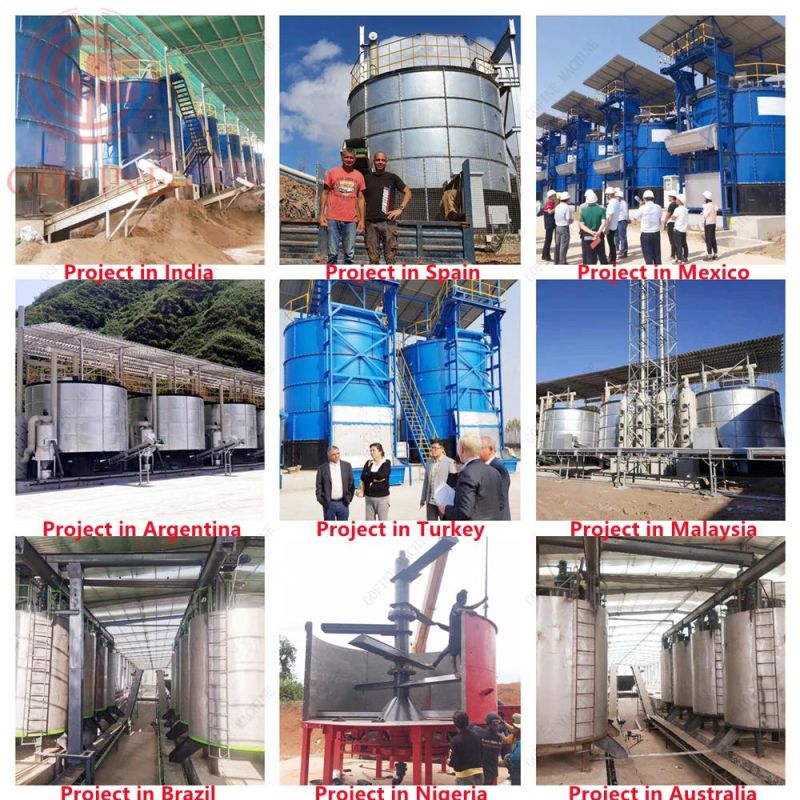 Dairy Waste Fermenter Organic Fertilizer Fermentation Composting Tank Machine