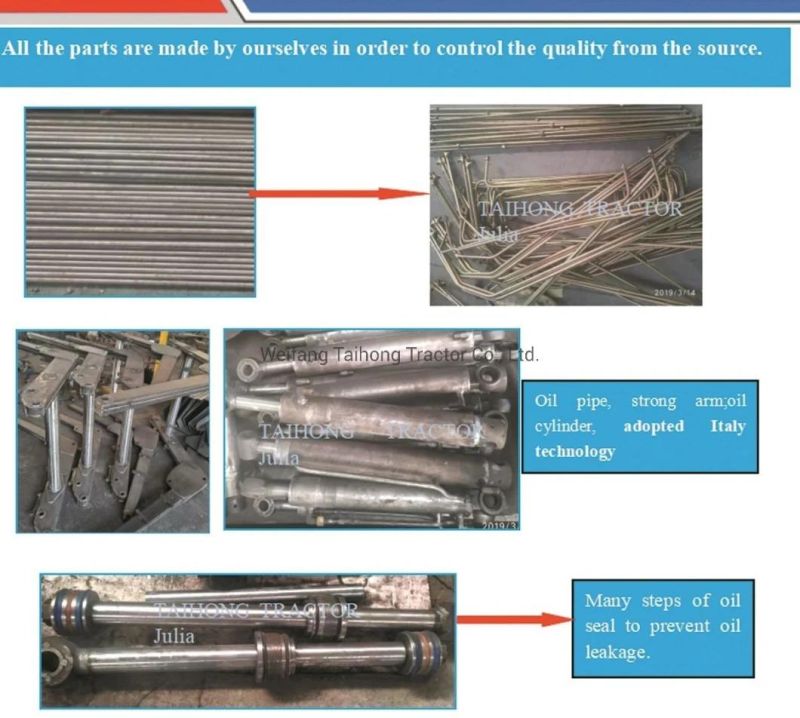 Taihong Tractor Front Loader Backhoe for Tractor 50HP~100HP