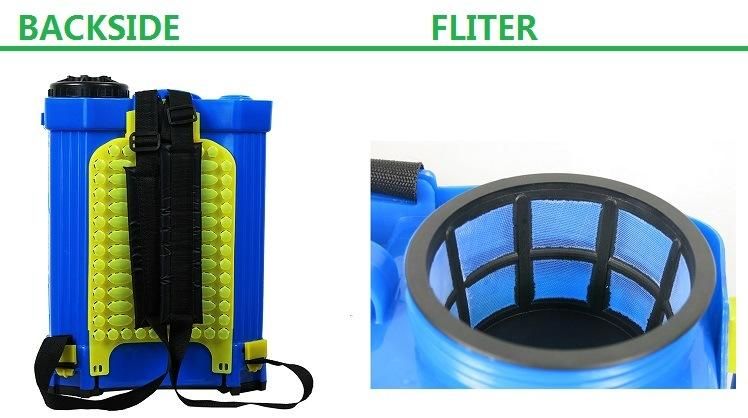 16litre Agricultural Knapsack Sprayer Battery Sprayer for Farm Use