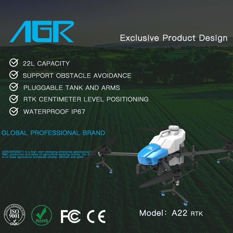 Agr Fertilizer Drones Agricultural Spraying Drone Farming