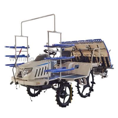 Rice Planter 6 Row Paddy Seeder Wheel Paddy Seedling Machine