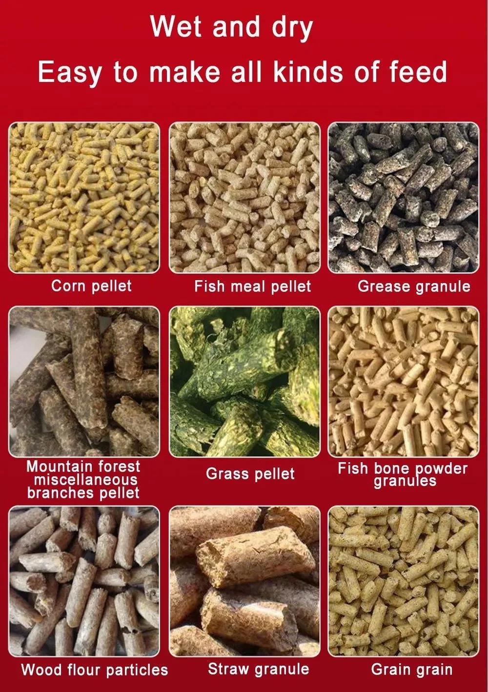 Poultry Animal Cattle Chicken Duck Goose Feed Pellet Making Machine Feed Processing Machinery for Manufacturing Plant