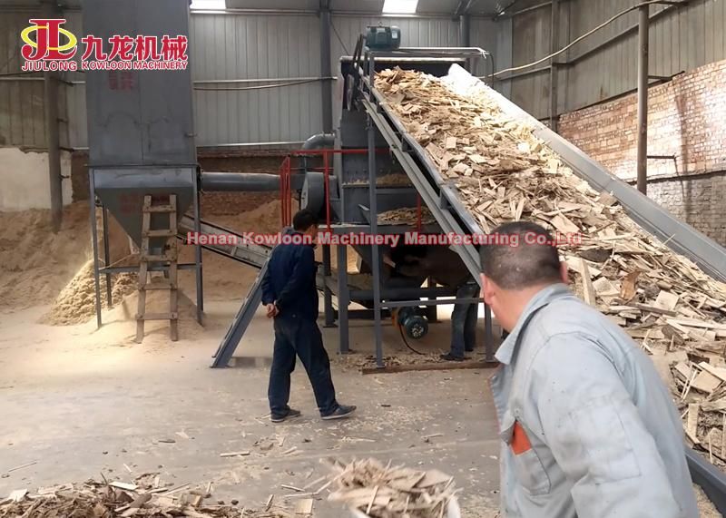 Bamboo Timber Lump Palm Coconut Granule Powder Make Machine Industrial Wood Grinder
