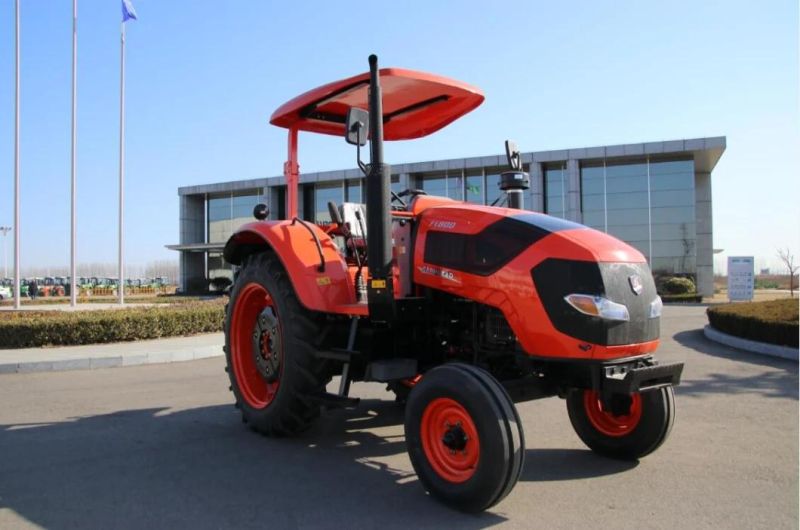 High Quality Low Price Chinese 80HP 4WD Tractor for Farm Agriculture Machine Farmlead Brand Tractor with Rops by Deutz-Fahr