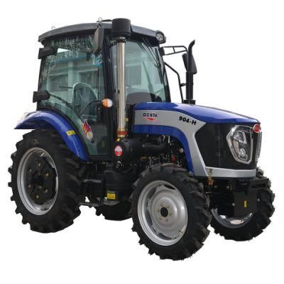 Lawn Tractor Similar Like Dongfeng / John Deere/ Yto 90HP 4WD Fan Cabin Tractor with Cheaper Price for Sale