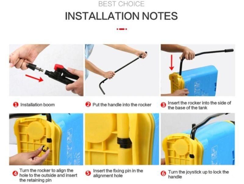 Wholesale 20L Knapsack/Backpackhand Pressure Agricultural Pump Plastic Manual Sprayer