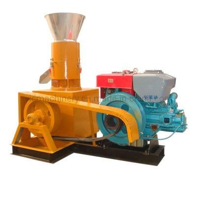 9pk-E Diesel Engine Biomass Pellet Making Machine