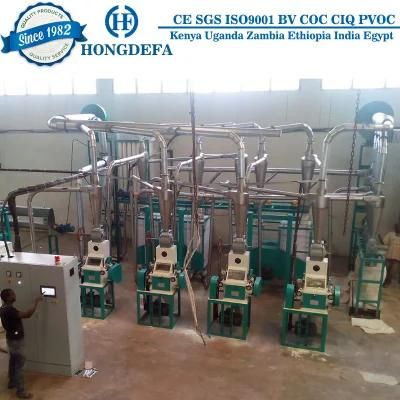 Africa 30 Ton Ugali Nshima Fufu Maize Flour Milling Plant