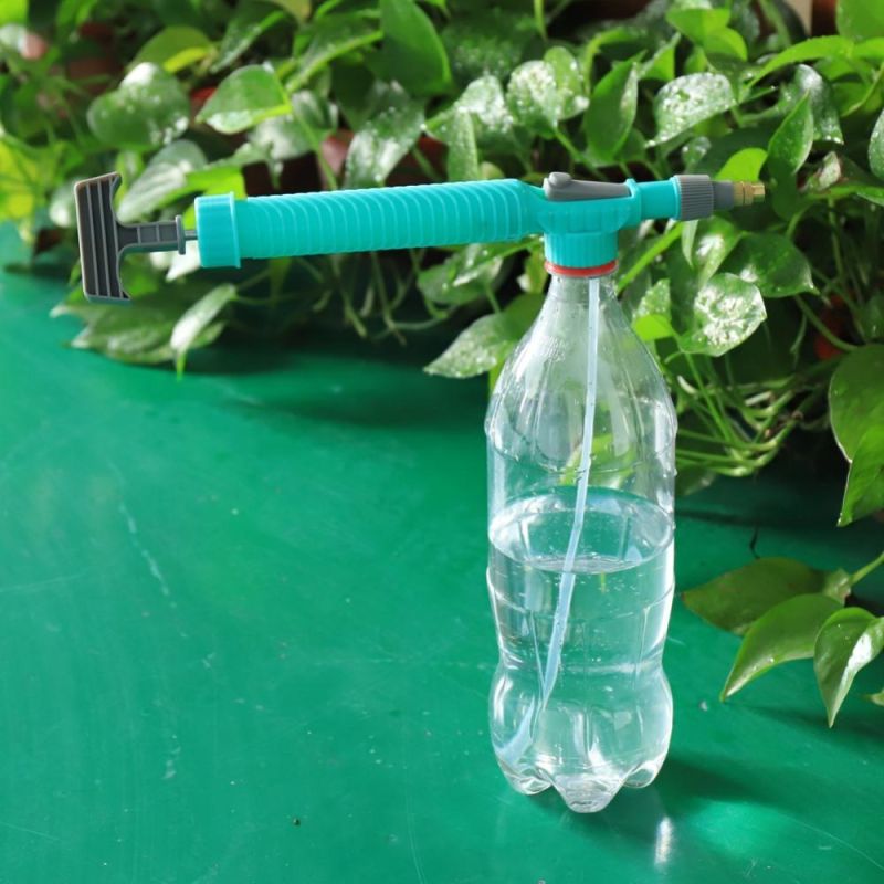 Garden Push Pull Pressure Pump Sprayer Trolley Gun Adjustable Nozzle Air Pump Misting Watering Gun