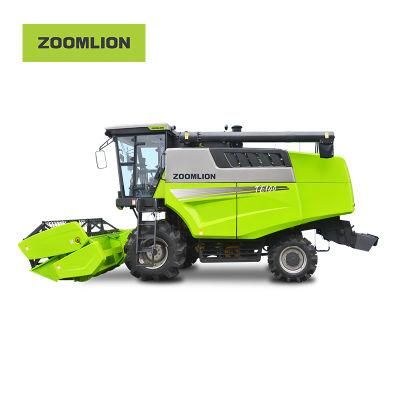 Labor Saving Operation Self Propelled Grain Combine Harvester for Wheat Harvesting