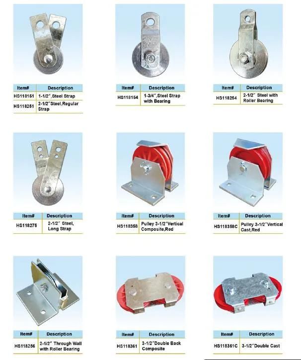 Steel Pulley 1-1/2" with Roller Bearing