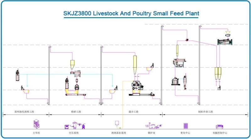 High Quality Liangyou Poultry Feed Pellet Production Line