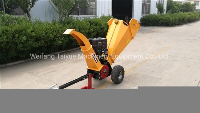 Self Power Gaoline Engine ATV Towable Wood Chipper, ATV Wood Chipper