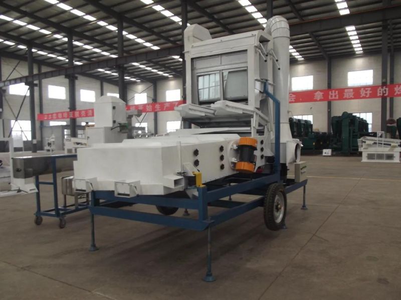 Mobile Wheat Sesame Grain Bean Seed Cleaning Machine Equipment