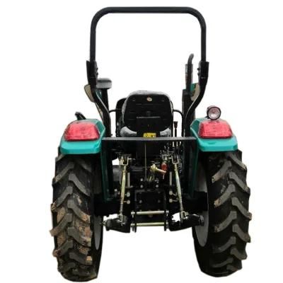 China Cheap Farm 4*4 Small Compact Garden Wheel Mini Tractors with 60HP High Horsepower