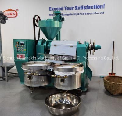 Yzyx120wz High Oil Yield Combined Sesame Sunflower Peanut Oil Press Machine with Oil Filter