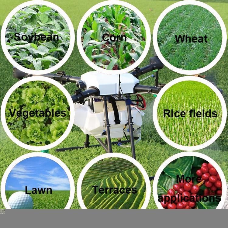Yjtech 10L Agriculture Spraying Drone 4 Axis Agriculture Drone 1300mm Agricultural Uav Drone Frame Capacity 10kg Tank for Farm Use