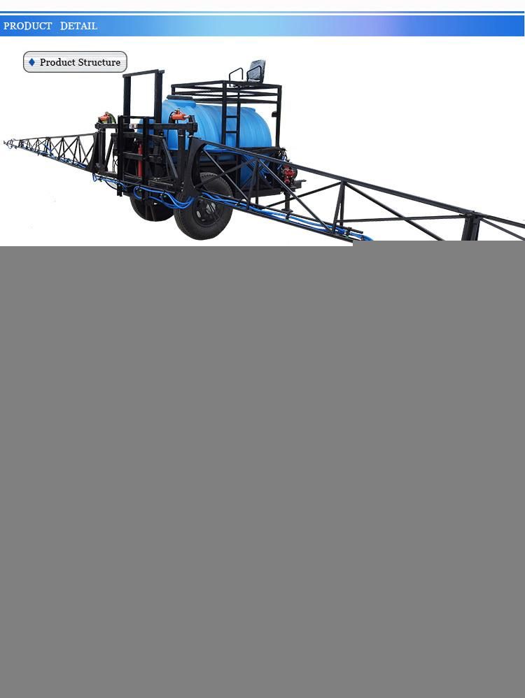 Agricultural 3 Point Linkage Turbo Atomizer Rod Boom Trolley Sprayer