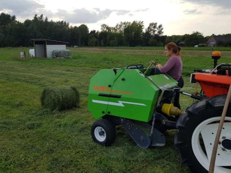 Combine Crushing and Baling Machine Mini Round Hay Baler