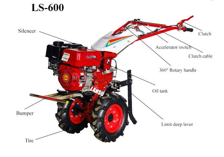 Factory Supply Mini Backpack Power Tiller