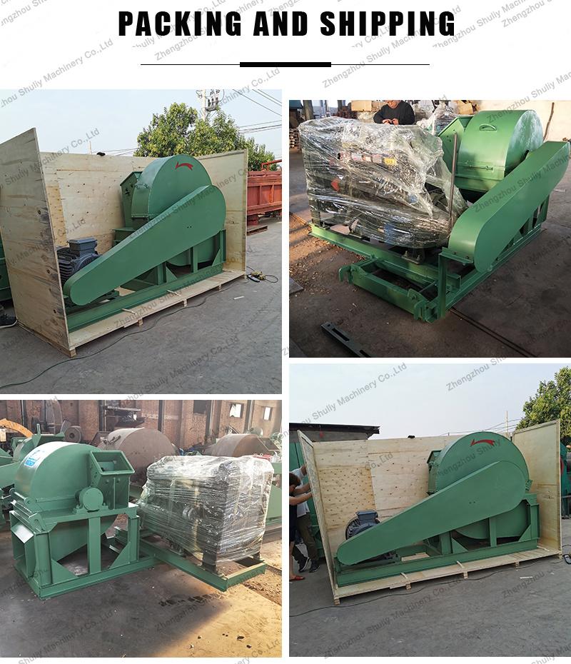 Mushroom Mobile Diesel Making Sawdust Wood Shaving Crusher Machine