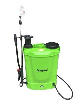 16 Liters 12 Volt Battery and Hand Powered 2 in 1 Sprayer Agriculture Sprayer