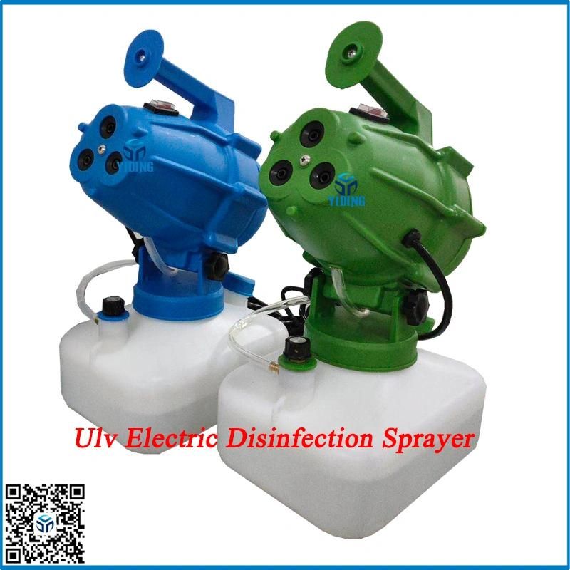 Ce 5L Fogging Sprayer 3 Nozzles Ulv Cold Fogger Portable Ulv Electric Disinfection Sprayer Handheld Fogger Sprayer High Efficient Disinfection Ulv Motor Sprayer