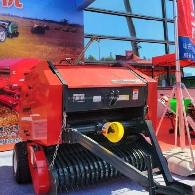 Top Export Super Quality Agricultural Farming Equipment Mini Round Hay Straw Grass Baler Machine