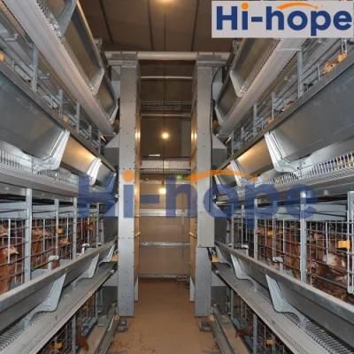 Poultry Farm Battery Layer Cage with Automatic Feeding Machine
