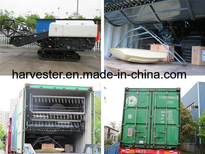 Small Tank Kubota Similar Rice Wheat Combine Harvester