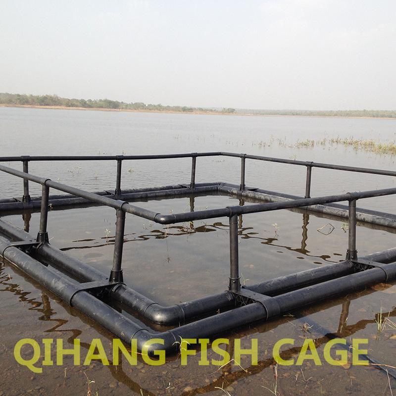 HDPE Plastic Floating Cages Used for Tilapia Breeding Aquaculture