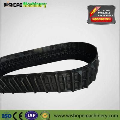 Small Mini Rubber Belt Chain Cawler Track Famous Brand for Chinese Harvesters