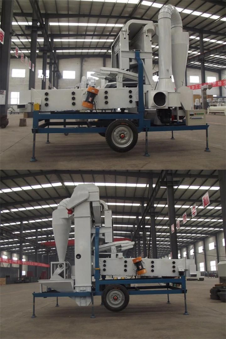 Seed Cleaning Machine with Remove Stone Plate