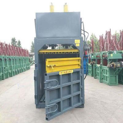 Double Chamber Vertical Clothing Baler for Used Clothing Textile Recycling Machinery